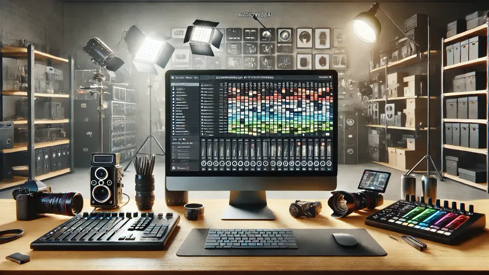 Audiovisual playback software selection for live production